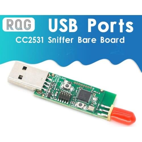 Wireless Zigbee CC2531 Sniffer Bare Board Packet Protocol Analyzer Module USB Interface 4.0 Bluetooth Module with Antenna