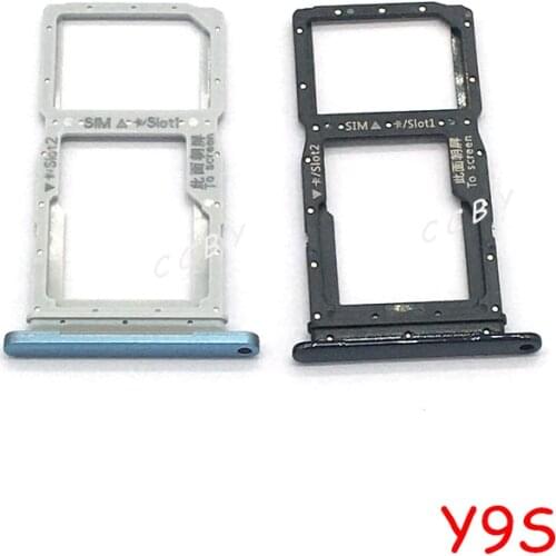 10pcs Sim Card Tray For Huawei Y9S SIM Card Tray Slot Holder Replacement Part