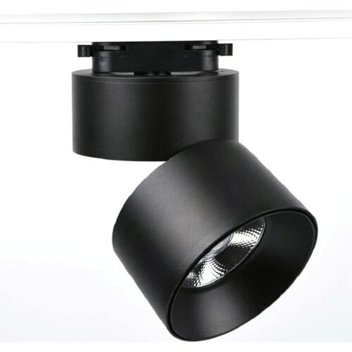 Dimmable 20W 30W LED Track Light COB Rail Spotlights Lamp Leds Tracking Fixture Spot Lights Bulb for Store Shop Mall Exhibition