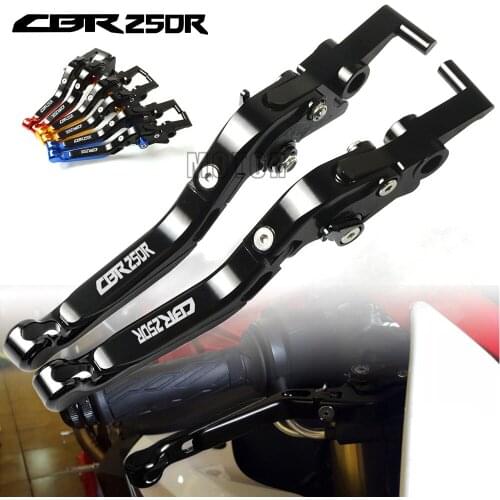 For Honda CBR250R 2011 2012 2013 CBR250 CBR 250R 250 R Motorcycle CNC Aluminum Adjustable Folding Extendable Brake Clutch Levers
