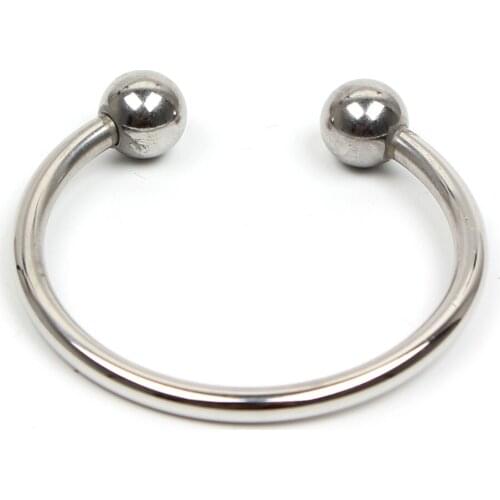 IKOKY Penis Ring Adult Products Sex toys for Men Male Chastity Device Delay Ejaculation Stainless Steel Cock Ring