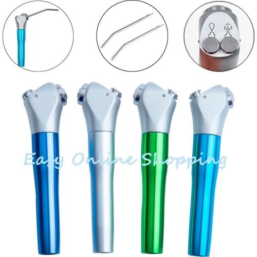 1 Set Dental Air Water Spray Triple 3 Way Syringe Handpiece + 2 Nozzles Tips Tubes For Dental Lab