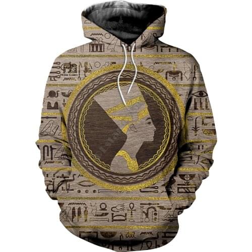2020Newest Mysterious Totem Retor Horus Ancient Horus God Eye of Egypt Pharaoh Anubis 3DPrint Zip/Hoodies/Sweatshirts/Jacket N21