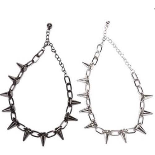 Necklace Spike Rivet New Rivets Chokers Necklace Rock Gothic Chokers Punk Goth Choker