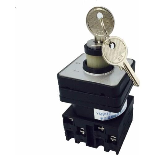 Supplies Change-over Switch Universal Knob Type Manual Operation YMW42-20/2S Bring Lock Bring Key 3 Archives Zhejiang