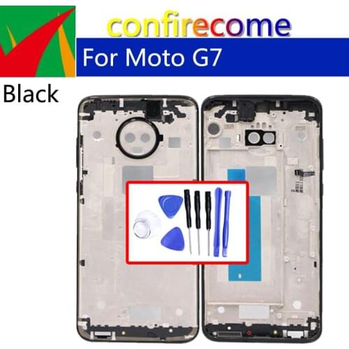 Middle Frame For Motorola Moto G7 LCD Supporting Bezel Housing Middle Frame Replacement