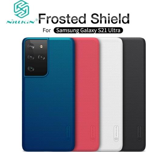 For Samsung Galaxy S21 Ultra Case Super Frosted Shield Hard Matte Cover With Salient Dot Design For Galaxy S21 Plus Nillkin Case