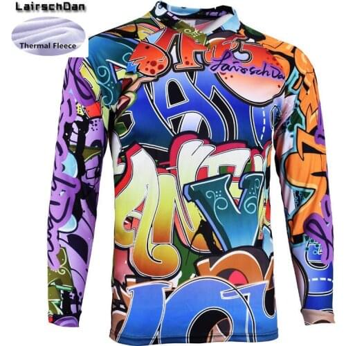 SPTGRVO LairschDan men women blue winter enduro moto bicycle jersey long sleeve motocross mtb downhill shirt dh mx mountain bike