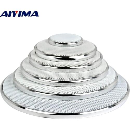 AIYIMA 2Pc Audio Speakers Altavoz Prtatil Protective Cover 1/2/3/4/5/6.5 Inch Protective Mesh Net Grille DIY Car Speaker Column
