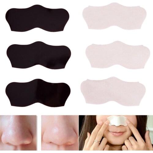 10pcs Skin Care Nose Blackhead Deep Cleansing Black Head Remover Nose Masks Shrink Pore Strip Black Mask Peeling Acne Treatment