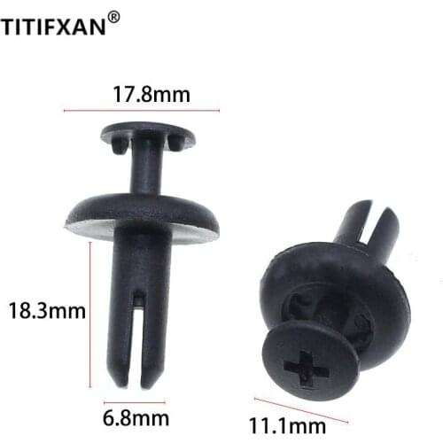 20pcs Car fender lining trim lengthened plastic fasteners clips for Suzuki Swift SX4 Alivio Honor Shangyue M16A