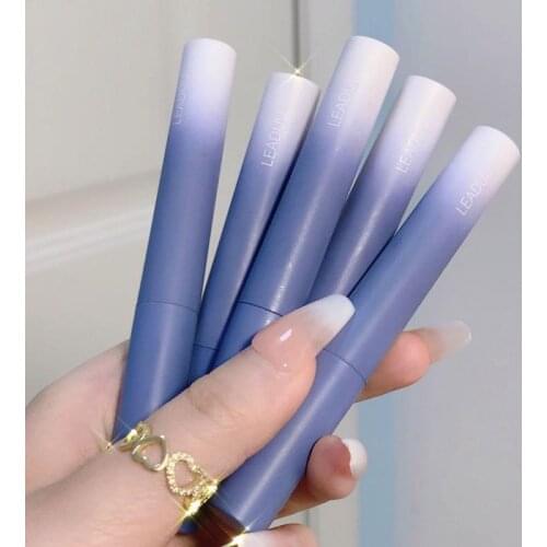 5 PCS/Set Mud Matte Velvet Lip Glaze Lip Long Lasting Lipstick Non-stick Cup Non-fading Lip Women Cosmetic