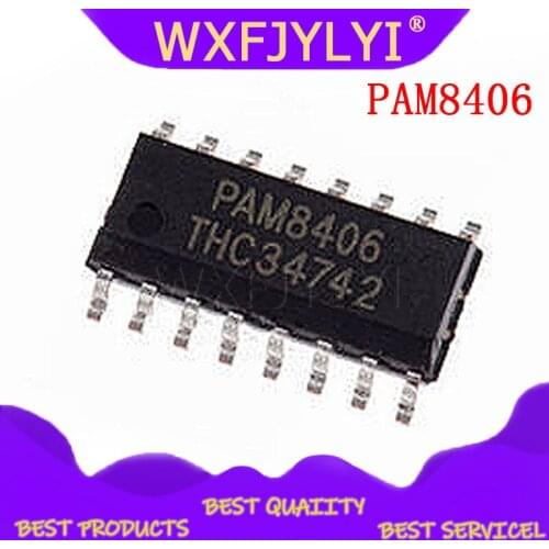 5pcs/lot PAM8406 SOP16 stereo audio amplifier IC