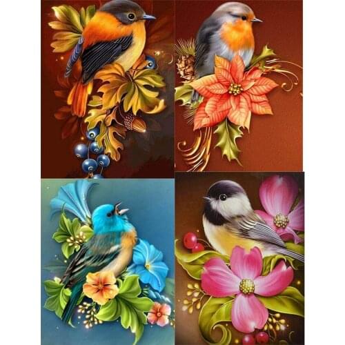 5d Diamond Mosaic Sale 5 d diamond painting Animal Bird 5D Diamond embroidery Full set animal Cute Bird Home Decor Wall Sticker
