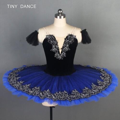 Adult Wine Red/Black Pre-Professional Ballet Dance Tutu with 7 Layers of Stiff Tulle Ballerina Dress Performance Costume BLL044