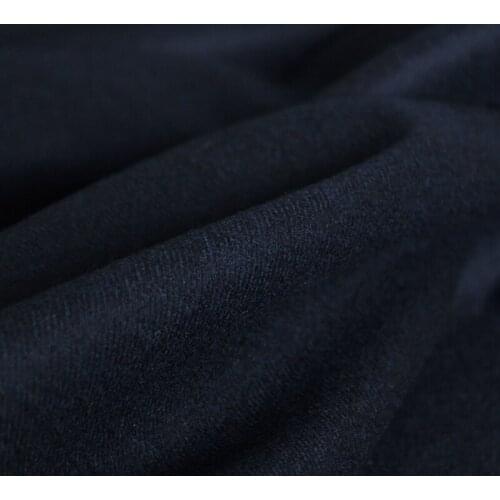 White waxberry Japanese Navy Blue Cashmere Wool Fabrics Garment Material Winter Women Suits Pants DIY Sewing Cloth Freeshipping