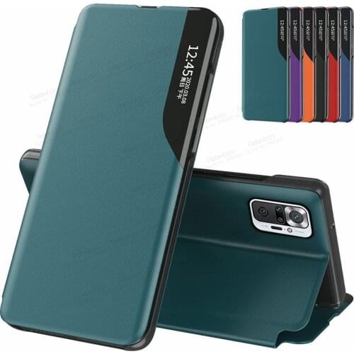 For Xiaomi Redmi Note 10 Pro Case Luxury Magnetic Smart Flip Phone Cover Xiomi Redme Note10 Not 10Pro Leather Book Stand Coque