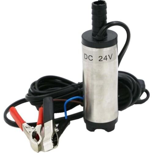 12V 24V DC electric submersible pump for pumping diesel oil water ,Stainless steel shell,12L/min,fuel transfer pump 12 V volt