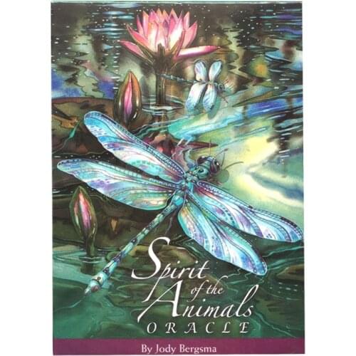 Spirits Of The Animals Oracle Cards Tarot Full English Guidance Divination Fate Tarot Card For Family Party Deck Board Game