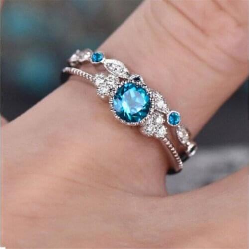 Sunmall Rings Titanium Stainless Steel Rings For Women Circle CZ Fashion Jewelry Wholesale Cheap Price