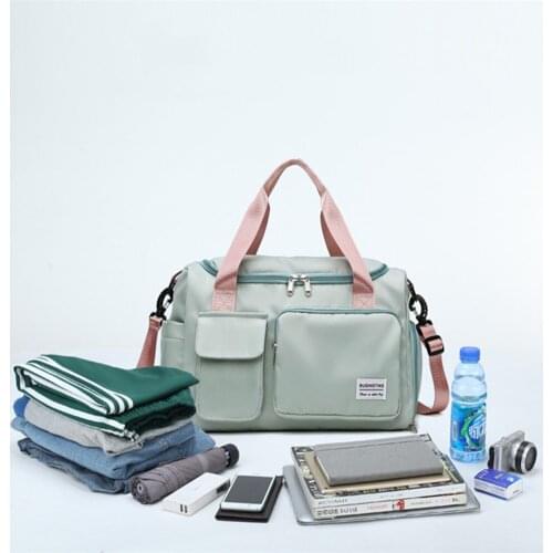 Fashion Large-capacity Waterproof Oxford Cloth Shoulder Messenger Bag Unisex Detachable Sports Fitness Travel Luggage Tote Bag