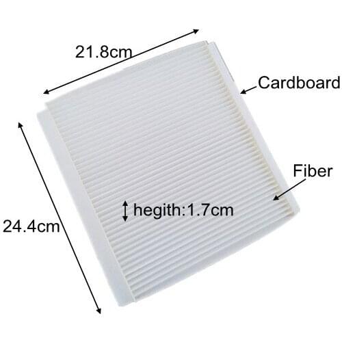 Wholesale LA866 Factory Outlet 9M59-18D543-AA Fiber Car Cabin Air Filter for FORD FOCUS 244*218*17mm