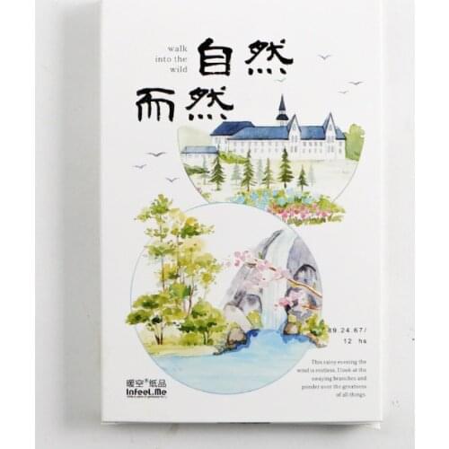143mmx93mm natural world paper postcard(1pack=30pieces)