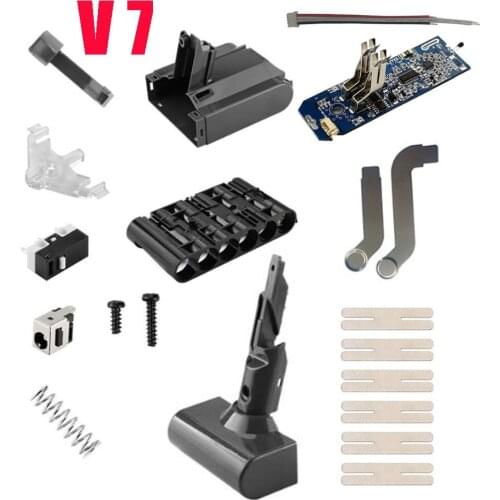 Dawupine Battery Plastic Case Charging Protection Circuit Board PCB for Dy son V7 21.6V Mattress Fluffy pro Vacuum Cleaner