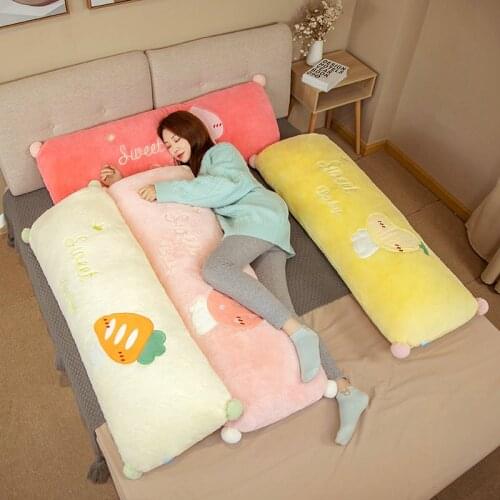 New Style 40-120cm Cute Furit Long Pillow Plush Toys Lovely Banana Soft Stuffed Sleeping Cushion Dolls For Children Girls Gifts