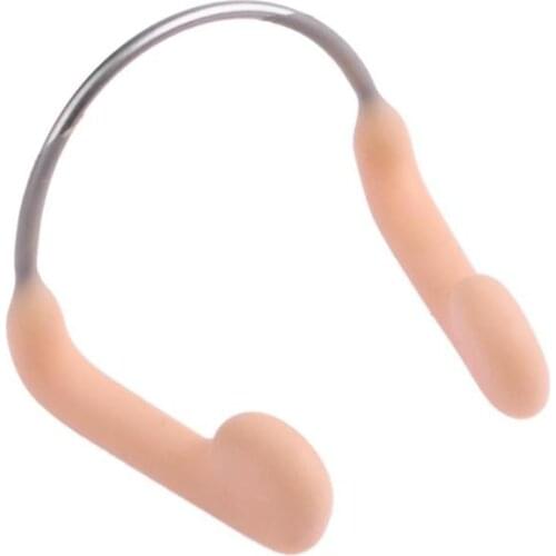Durable No-skid Soft Silicone Steel Wire Nose Clip for Swimming Diving