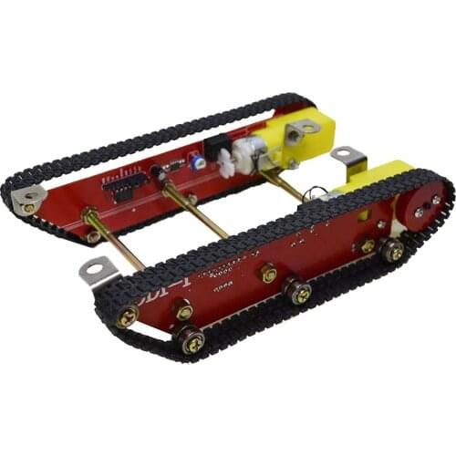 Smart Robot Tank Car Chasis kits caterpillar Crawler chassis track Integrated 2 motor dd1-1 for Arduino