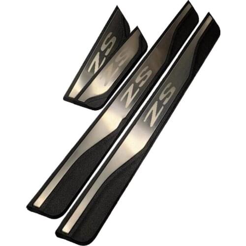 Car Styling Door Sill For Mg Zs 2017 2018 2019 2020 Accessories Stainless Steel Trim Scuff Paltes Protector Guard Stickers