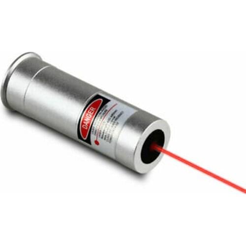 Tactics Silver Sighting 12GA Red Dot Sight Laser Bore Barrel Cartridge Boresighter For Rifle Hunting