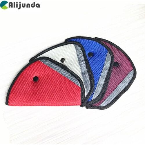 Triangle Baby Child Car Safe Fit Safety Belt Adjustment Device Automatic Safety Shoulder Harness Belt Cover Child Neck Positione