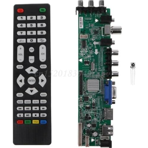 A81.2.PA V56 V59 Universal LCD Driver Board Support DVB-T2 TV Boards 3663