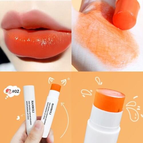 Han Boli 1Pcs Lip Balm Color Changing Lipstick Moisturizing Anti-cracking Long-Lasting Nourish Lip Gloss Lip Care Makeup TSLM2