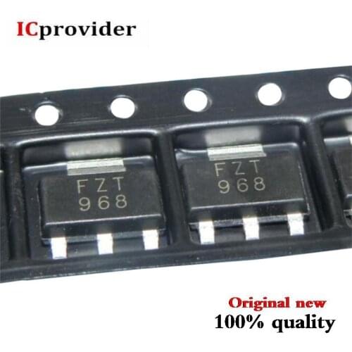 10pcs/lot FZT968 FZT968TA TRANS PNP 12V 6A SOT-223 IC New original