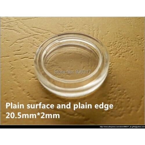 Acrylic High Definition Plastic box 20.5mm Direct Fit Holders 100 pcs/lot free shipping