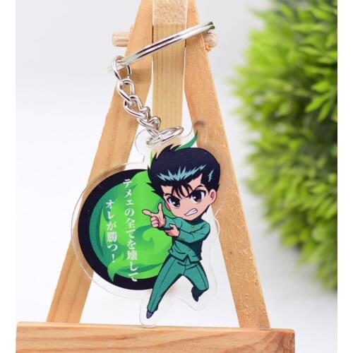 Anime Keychain YuYu Hakusho Keyring WL0500 Urameshi Yuusuke