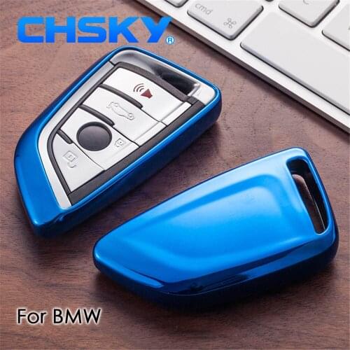 CHSKY TPU For BMW key Case For BMW X5 E53 E70 F15 G05 7 Series X1 X6 Car key cover Shell keychain Car Covers accessories serie