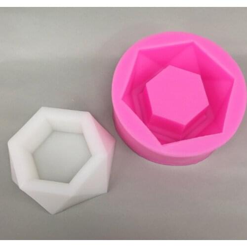 Geometry Silicone Soap Mold Cake Mold DIY Handmade Craft Candle Making