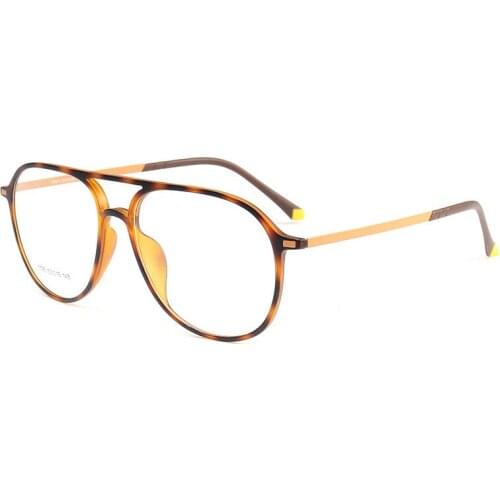 KJDCHD Fashion Plastic steel Double Bridge Eyeglasses Frames Colorful Men Women Prescription Optical Frame Retro Spectacles Hot