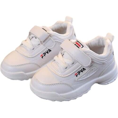 Autumn Boys Girls Fashion Sneakers Baby Toddler Little Kids Leather Trainers Children School Sport Shoes Soft Running Shoes