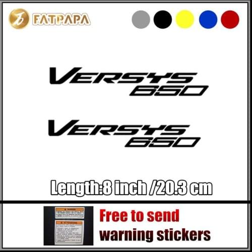 Motorcycle bike Fuel tank Wheels Fairing notebook Luggage helmet MOTO Sticker decals For KAWASAKI VERSYS 650 VERSYS650