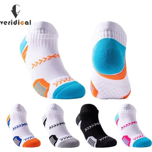Elite Ankle Boat Socks Men Cotton Damping Towel Bottom Breathable Deodorant Bike Running Football Sport Outdoor Basketball Socks