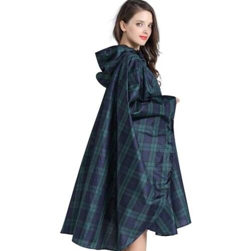 Raincoat Women Men Waterproof Trench,Rainwear Outdoors Backpack Rain Coat Poncho Jacket Cloak Chubasqueros Size L XL