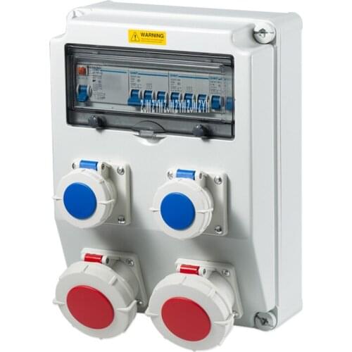 Plastic Distribution Box Industry Distributor Box Wall Hanging Combined Socket Box Construction Plant Maintenance Box Switch Box