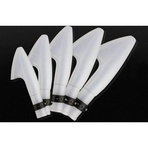 Durable Transparent Plastic Fish Rod Cap Pole Protection Caps Rod Hat Protectors Fishing Rod Guides Accessories