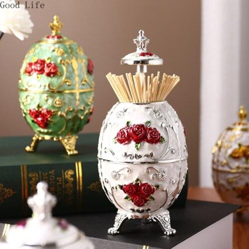 Three-Legged Retro Automatic Pop-Up Toothpick Holder Container Restaurant Banquet Castle Toothpick Storage Box