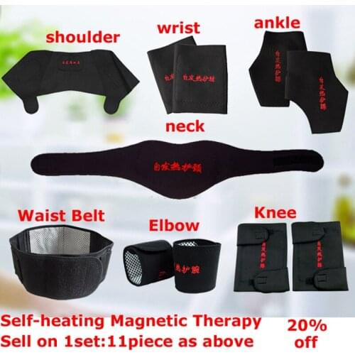 Self-heating Magnetic Adjustable Tourmaline Therapy Waist Belt Lumbar Support Back Waist Support Brace knee Protect Elbow warm